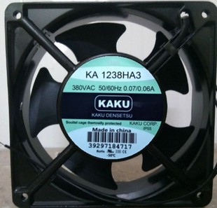 轴流风机全新台湾卡固KAKU12038风机KA1238HA3 380V 金属风机