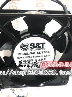 全新S&T 12038 220V SAH1238S6A/SAH1238B6A 12CM机箱机柜风扇
