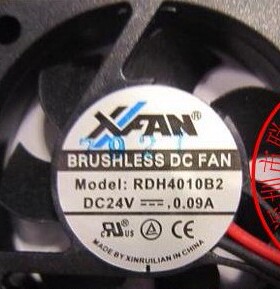 原装欣瑞联 RDH4010B2 24V 0.09A 40*40*10 4cm 超静音散热风扇