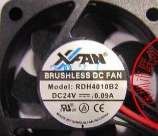 原装欣瑞联 RDH4010B2 24V 0.09A 40*40*10 4cm 超静音散热风扇