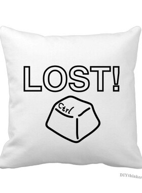 键盘PSAI快捷键创意设计周边定方形抱枕靠枕沙发靠垫双面含芯礼物