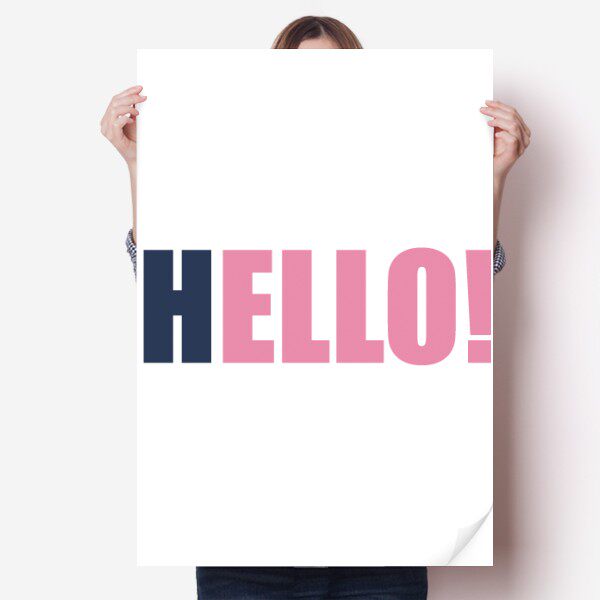 英文墙贴纸卧室海报