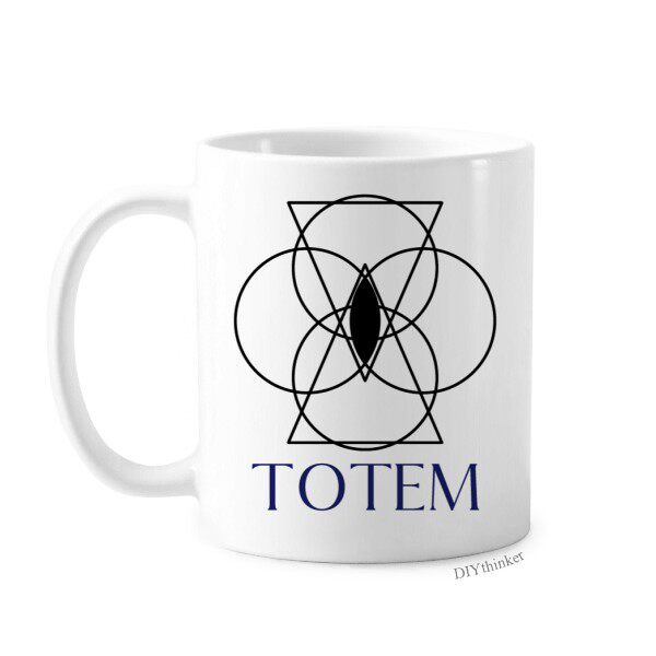 图腾命运艺术线条手绘风格陶瓷杯子白色马克杯咖啡牛奶杯水杯礼物