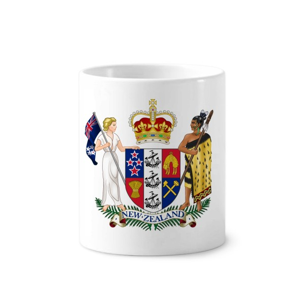 新西兰大洋洲国徽陶瓷刷牙杯子笔筒白色马克杯礼物网红好物热门