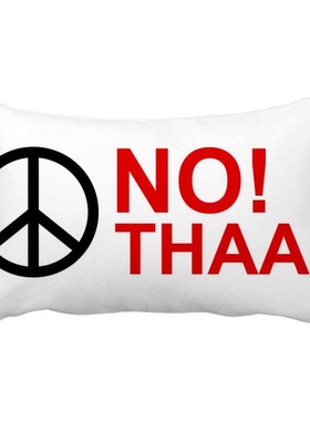 反对萨德NOTHAAD抱枕靠枕腰枕沙发靠垫双面含芯礼物安全午睡