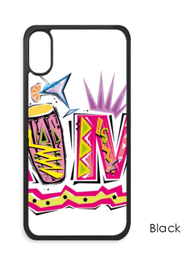 适用于iPhone粉红色曼波标语Xr手机壳max手机保护套678plus硅胶11