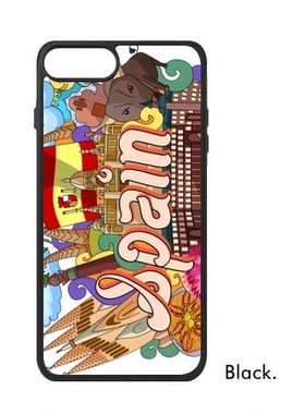 适用于iPhone拉多海鲜西班牙涂鸦Xr手机壳max保护套678plus硅胶11