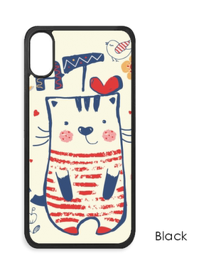 适用于iPhone猫咪小鸟花动物Xr手机壳max手机保护套678plus硅胶11