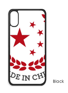 适用于iPhone徽星星麦穗红色图案Xr手机壳max保护套678plus硅胶11