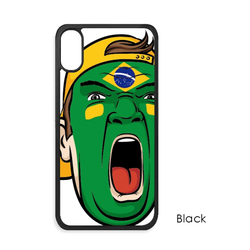 适用于iPhone旗脸谱油彩帽子Xr手机壳max手机保护套678plus硅胶11