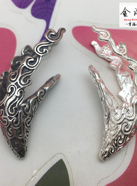 狼牙套纹理做旧包银