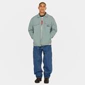 代购 市井店 HUF 美版 潮牌嘻哈街舞滑板Villard缝线夹克外套