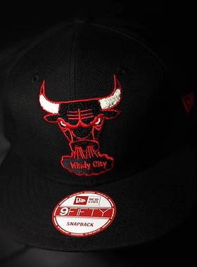 【现货】市井店 NBA x NE 美版潮牌芝加哥公牛Letterman棒球帽