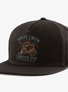 【代购】市井店 Salty Crew 美版潮牌嘻哈街舞滑板Lobster棒球帽