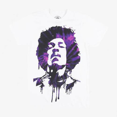 美潮品牌扎染滑板音乐t恤