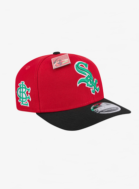 【代购】市井店 MLB x NE 美版潮牌嘻哈白袜队9SEVENTY徽章棒球帽