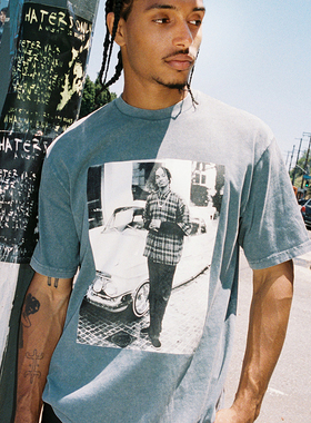 【代购】市井店 Death Row Records 美版潮牌嘻哈PhotographT恤