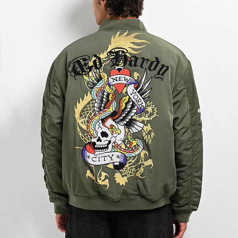 EdHardy街头潮流空军夹克进口