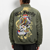 美版 潮牌嘻哈街舞NYCSkull夹克外套 Hardy 代购 市井店