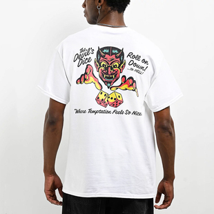 代购 潮牌嘻哈街舞滑板Sin 市井店 美版 City印花T恤 Empyre