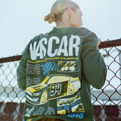 潮牌嘻哈街舞滑板Blueprint长袖 T恤 NASCAR 美版 代购 市井店