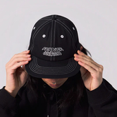 代购 市井店 Former 美版 潮牌嘻哈街舞滑板Marquee缝线棒球帽