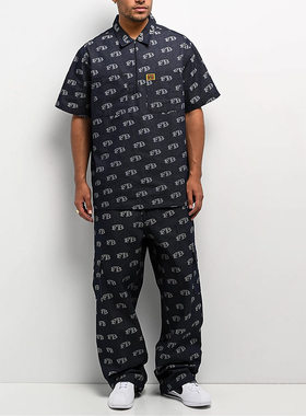 【代购】市井店 FB County 美版潮牌嘻哈All Over Print工装衬衫