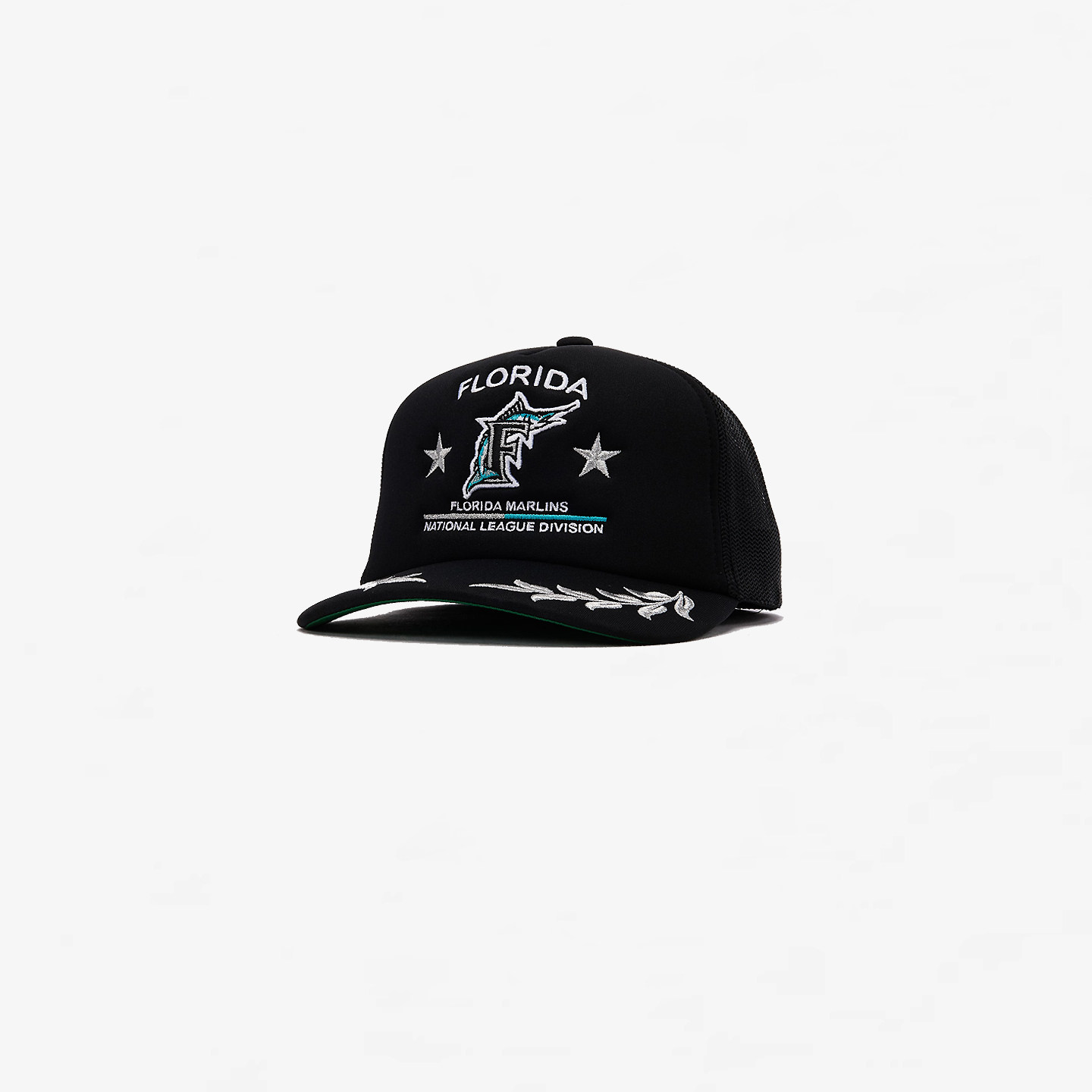 【代购】市井店 MLB x M&N 美版潮牌嘻哈马林鱼队Foam网帽棒球帽