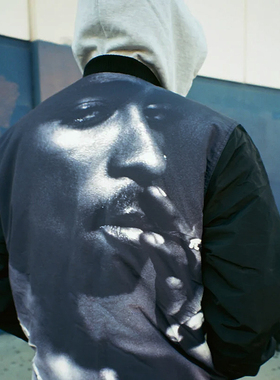 【现货】市井店 Primitive x Tupac美版潮牌Platinum连帽夹克