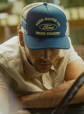 【现货】市井店 Brixton x Ford 美版潮牌滑板Built Tough棒球帽