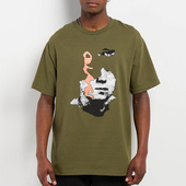 代购 市井店 Quasi 美版 潮牌嘻哈街舞滑板Edger印花T恤