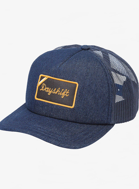 【代购】市井店 RVCA 美版潮牌嘻哈街舞滑板Dayshift单宁棒球帽