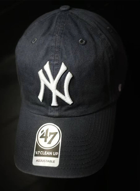 【现货】市井店 MLB x 47Brand 美版潮牌纽约洋基队CleanUp棒球帽