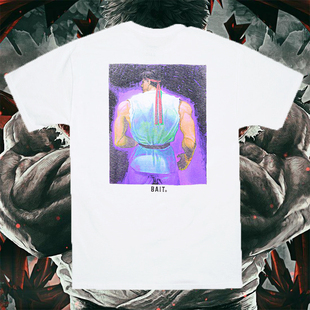 BAIT 潮牌嘻哈RYU肖像T恤 市井店 Fighter 美版 Street 现货