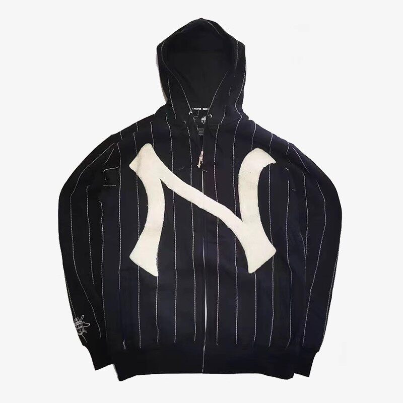 【现货】市井店 Sneaktip 美版潮牌嘻哈街舞滑板 NY 缝线连帽卫衣