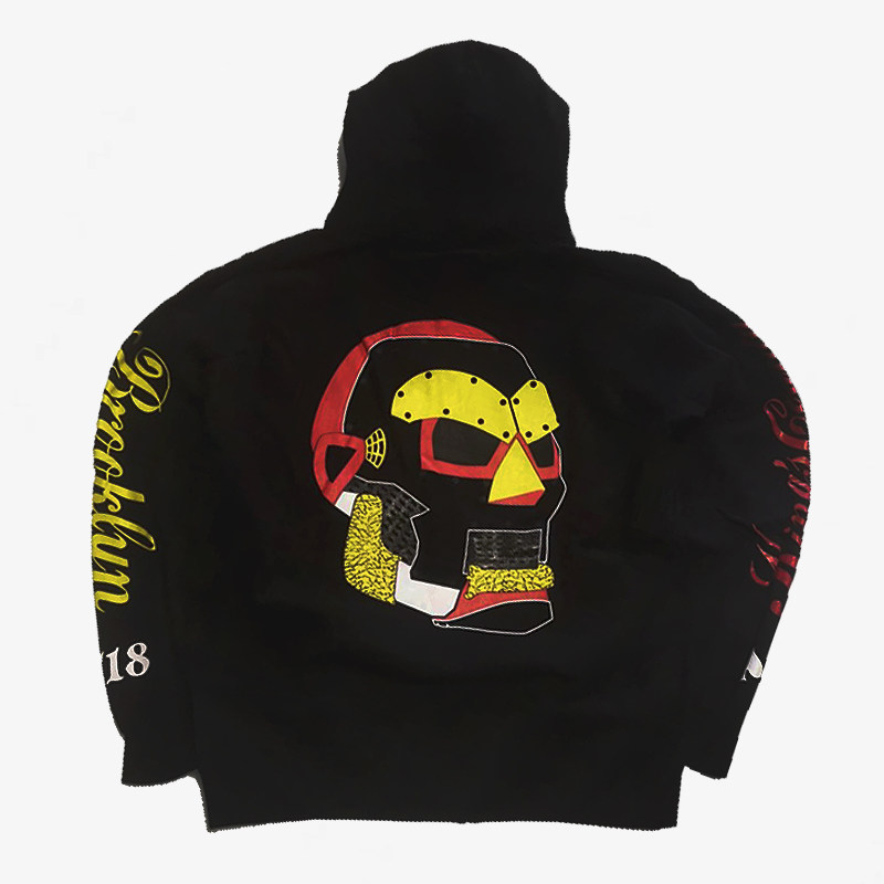 【现货】市井店 Sneaktip 美版潮牌嘻哈街舞滑板AJ4 DOOM拉链卫衣