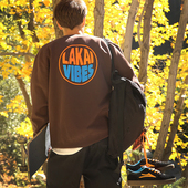 代购 Poler 市井店 Lakai 美版 潮牌嘻哈街舞滑板Vibes卫衣