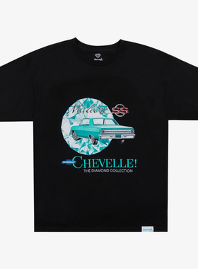 【现货】市井店 Diamond x Chevelle 美潮滑板钻石联名款T恤 黑色
