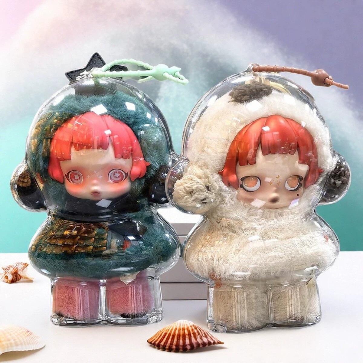 变奏曲SP冬日乐章保护壳泡泡玛特毛绒公仔SKULLPANDA保护罩幻掣套