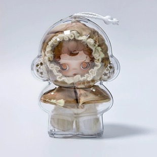 着痕泡泡玛特SP光织园保护壳冬日乐章一二代防尘SKULLPANDA保护套