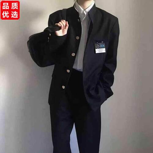 dk制服全套中山装男初中