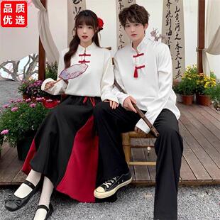 演出服装中国风青春活力新中式班服中学生诗歌朗诵合唱运动会套装