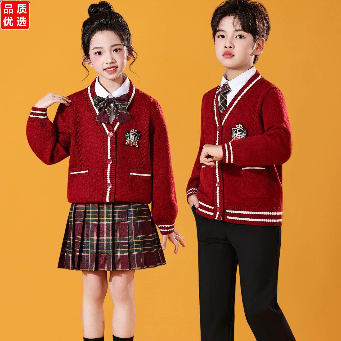 元旦儿童合唱演出服小学图片