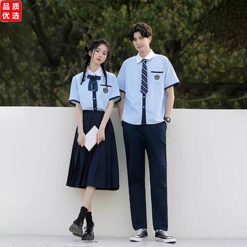 学院风班服夏季合唱朗诵