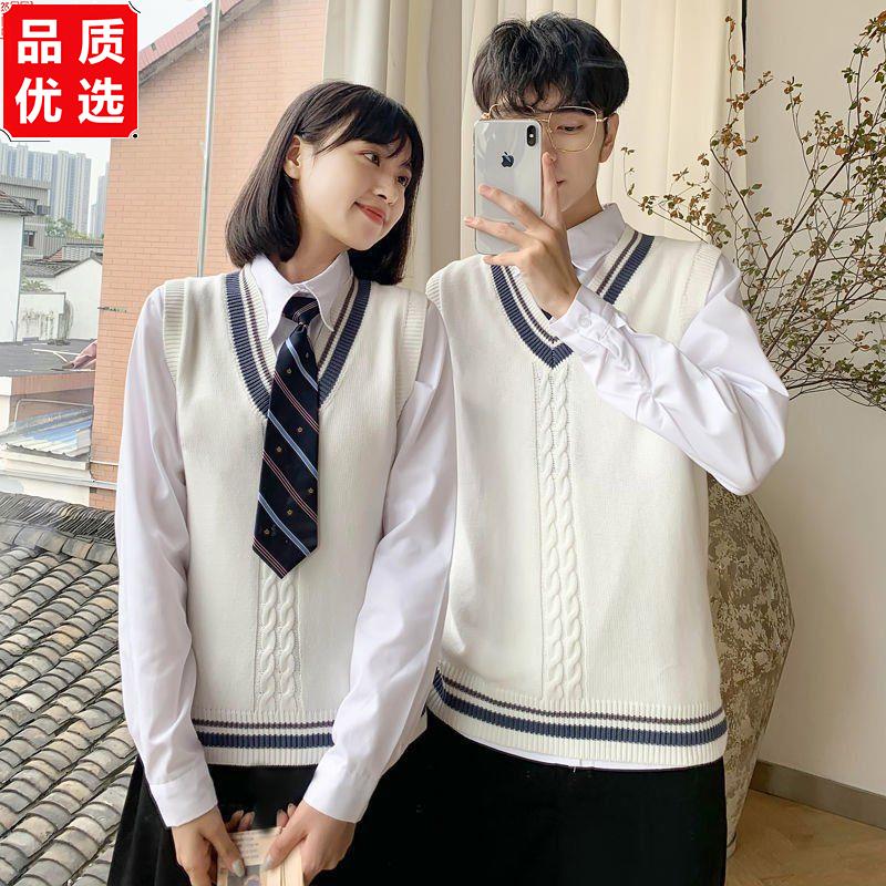 班服秋季套装韩版学生制服ins学院风初中校服高中生裙子毛衣套装