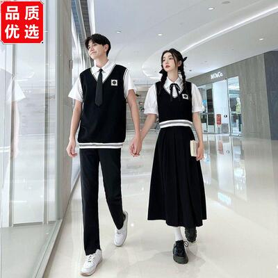 班服初中套装夏季英伦学
