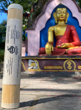 不丹皇室NADO幸福A级竹筒藏香108味草药不丹香线香（不丹正品）