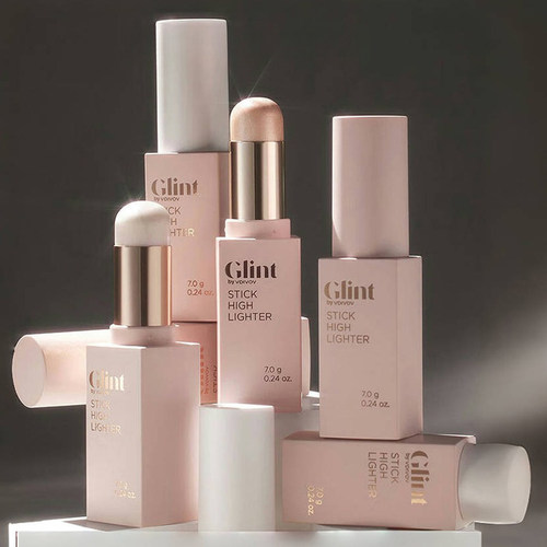 韩国高光棒韩系水光细闪粉色