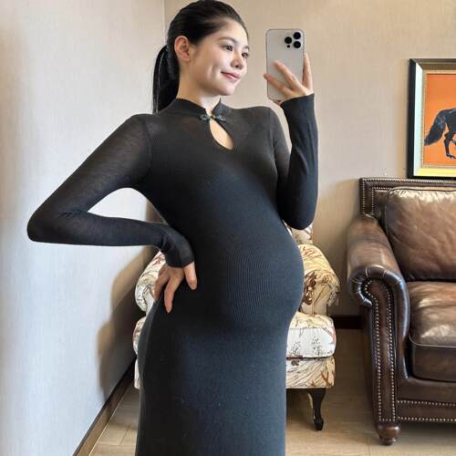 PEIPEI佩佩高定孕妇装连衣裙