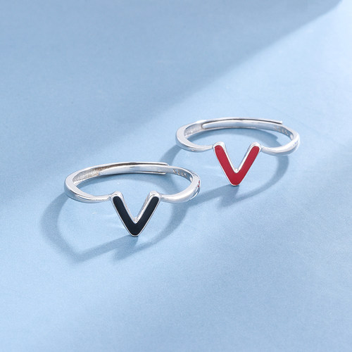 S925纯银小众设计时尚戒指